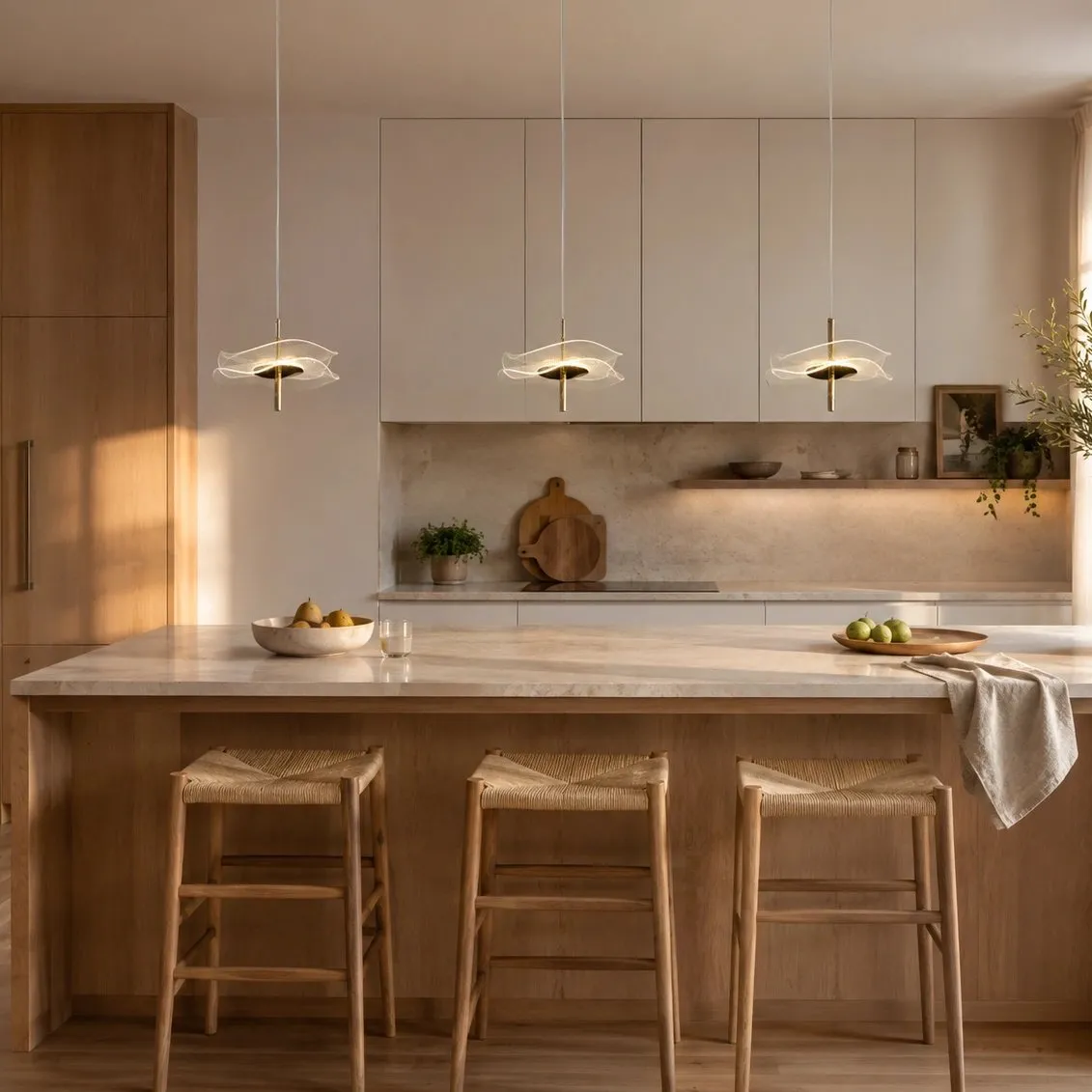 Lampa wisząca Mariposa złota 3000K - obrazek 6