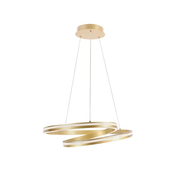 SANTA lampa wisząca złoty 32W LED 3000, 4000, 6500K maskownica biały