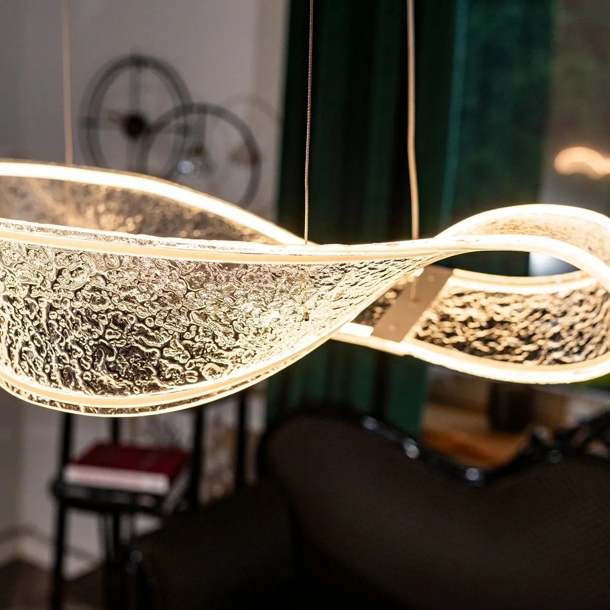 Lampa wisząca Ribbon No.2 90cm ściemnianie z pilota - obrazek 7