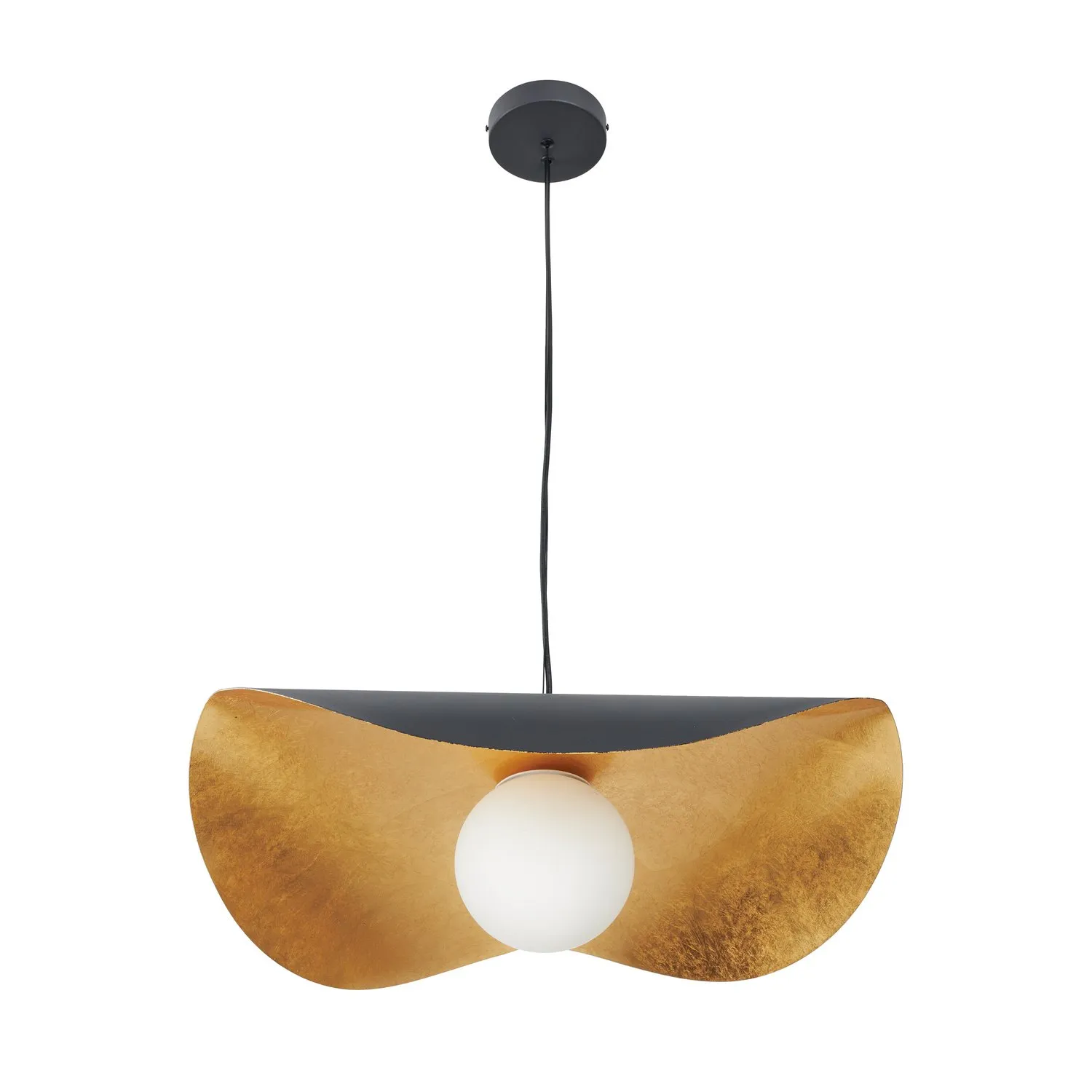 Lampa wisząca ENZO 60 cm - czarno złota - obrazek 15
