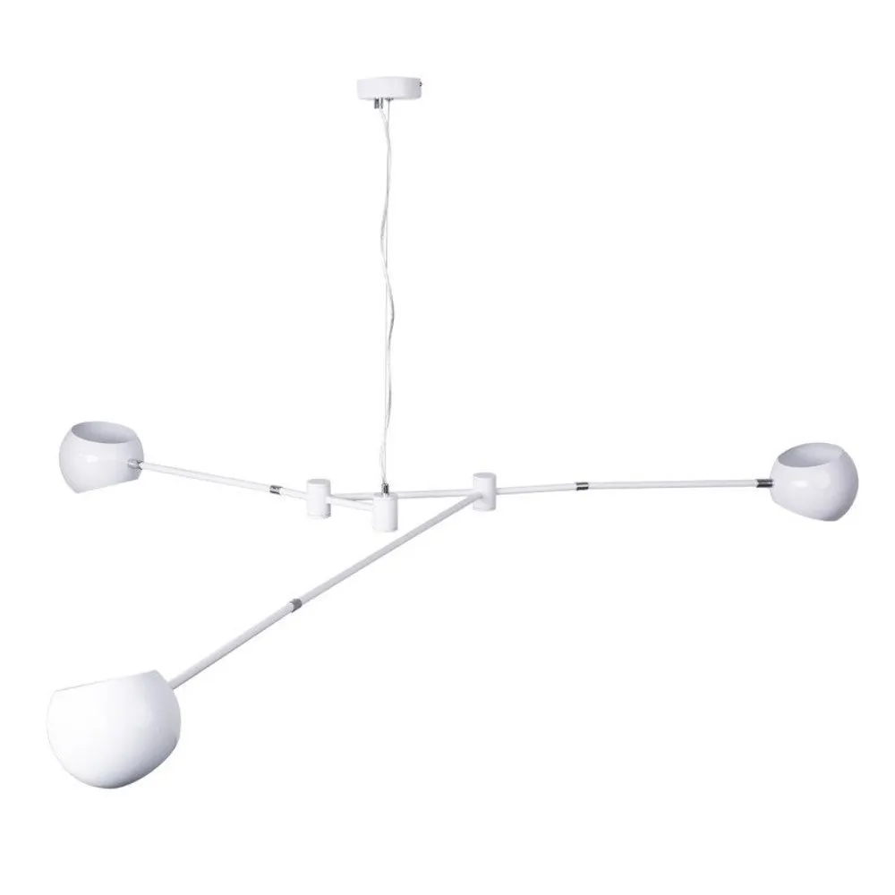 Lampa wisząca ASTRONOMY-3, 175 cm - biała - obrazek 4