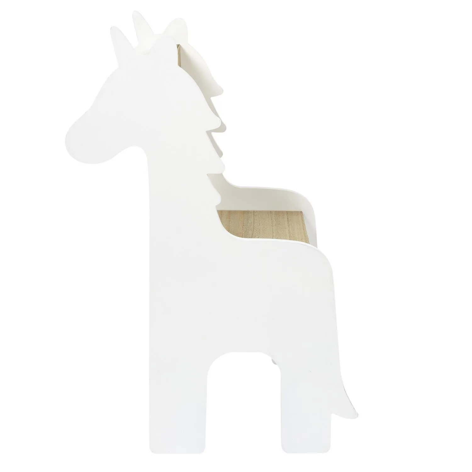 Krzesło dziecięce Unicorn białe/naturalne - obrazek 4
