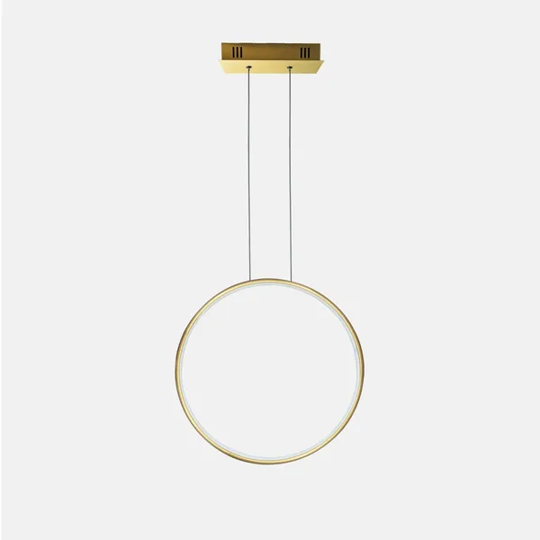 Lampa wisząca Ledowe Okręgi No.1 X 40cm 3k złota Dali
