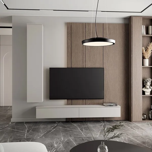 Kaszmirowa meblościanka FIGO 5 z komodą RTV 200 cm