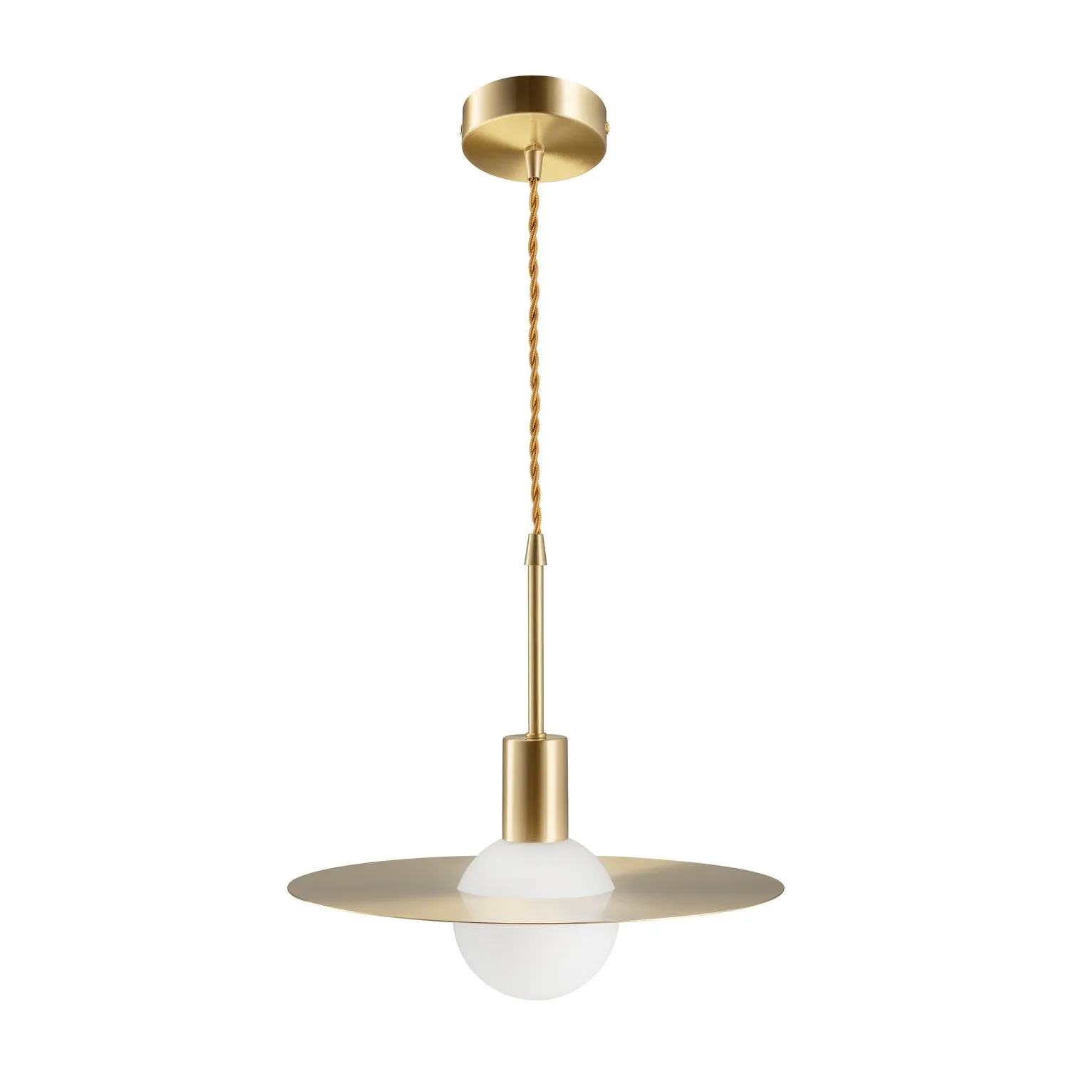 Lampa wisząca JUPITER złota 30 cm - obrazek 4