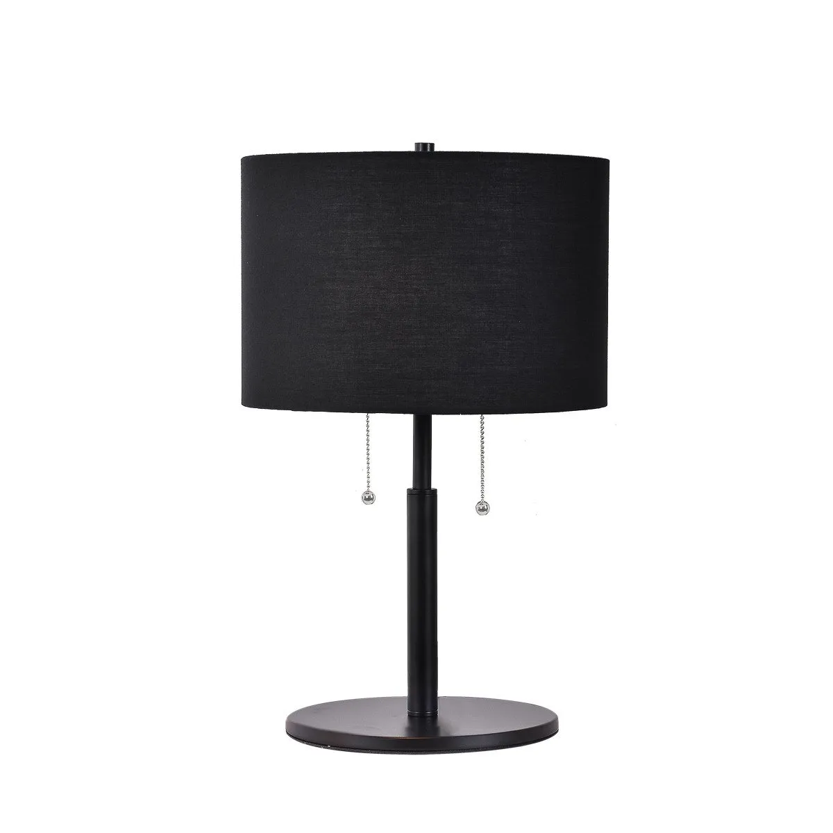 Lampa stołowa Fogo czarna 2xE27 - obrazek 2