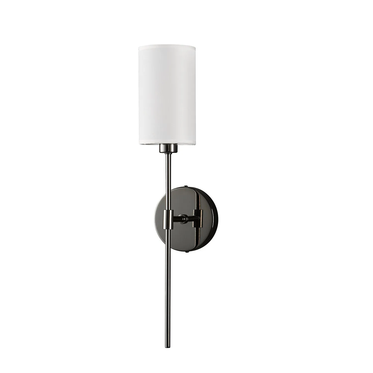 Lampa ścienna DARLING 53 cm- czarny kinkiet z abażurem
