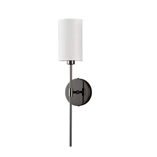 Lampa ścienna DARLING 53 cm- czarny kinkiet z abażurem