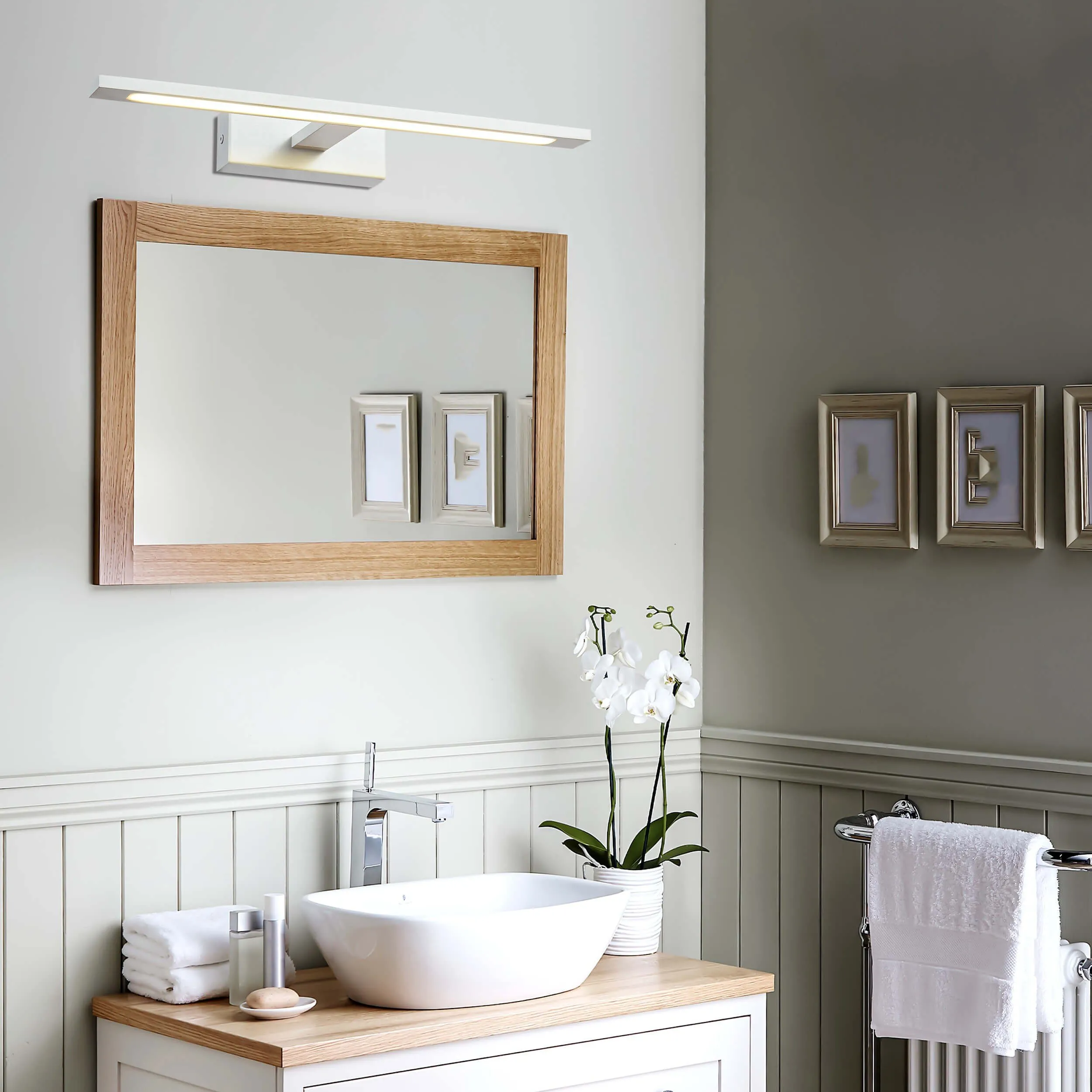 Kinkiet Isla biały 62cm IP44 LED CCT - obrazek 2
