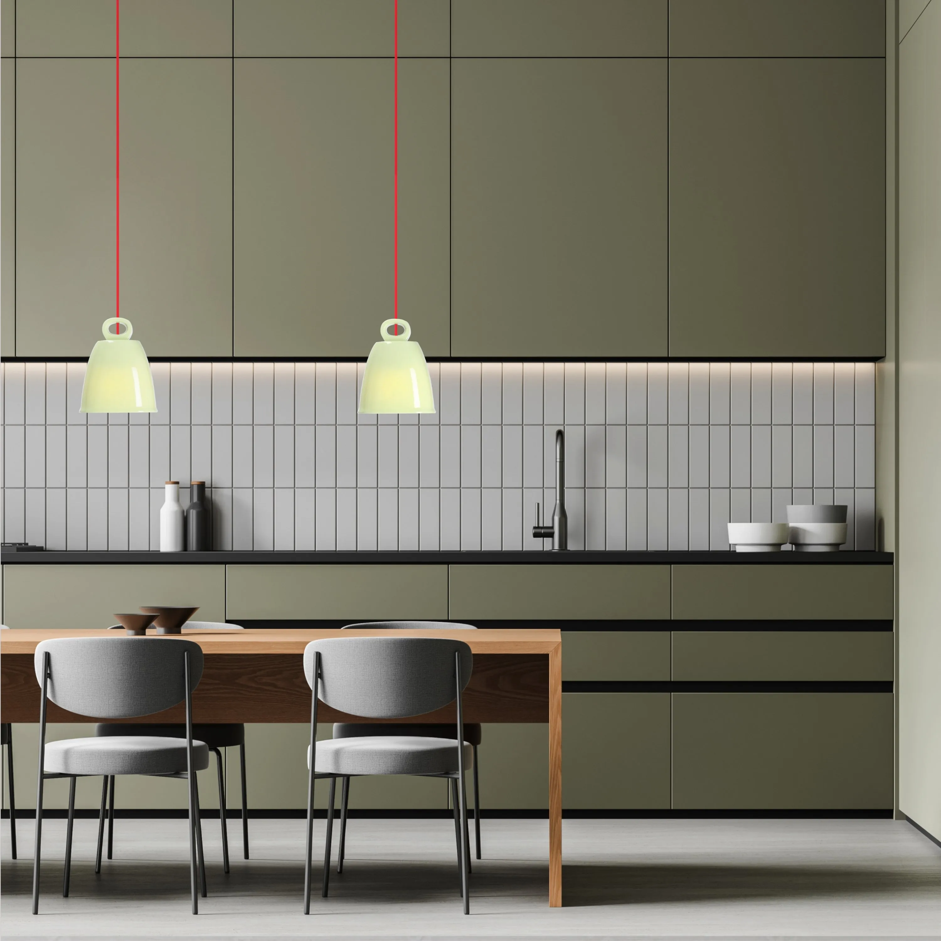 LAMPA WISZĄCA SEWILLA S 1 ZIELONY - obrazek 4