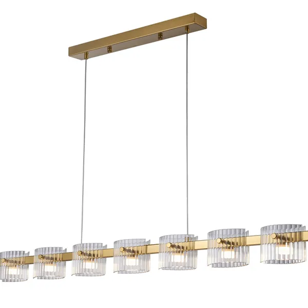 Lampa wisząca LED BACCIO złota 120 cm, złota