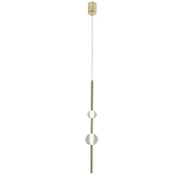 Lampa wisząca Vaku złota LED 4000K
