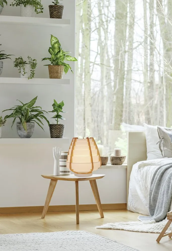 LAMPA STOŁOWA NAGOJA 1 BEŻOWY - obrazek 5