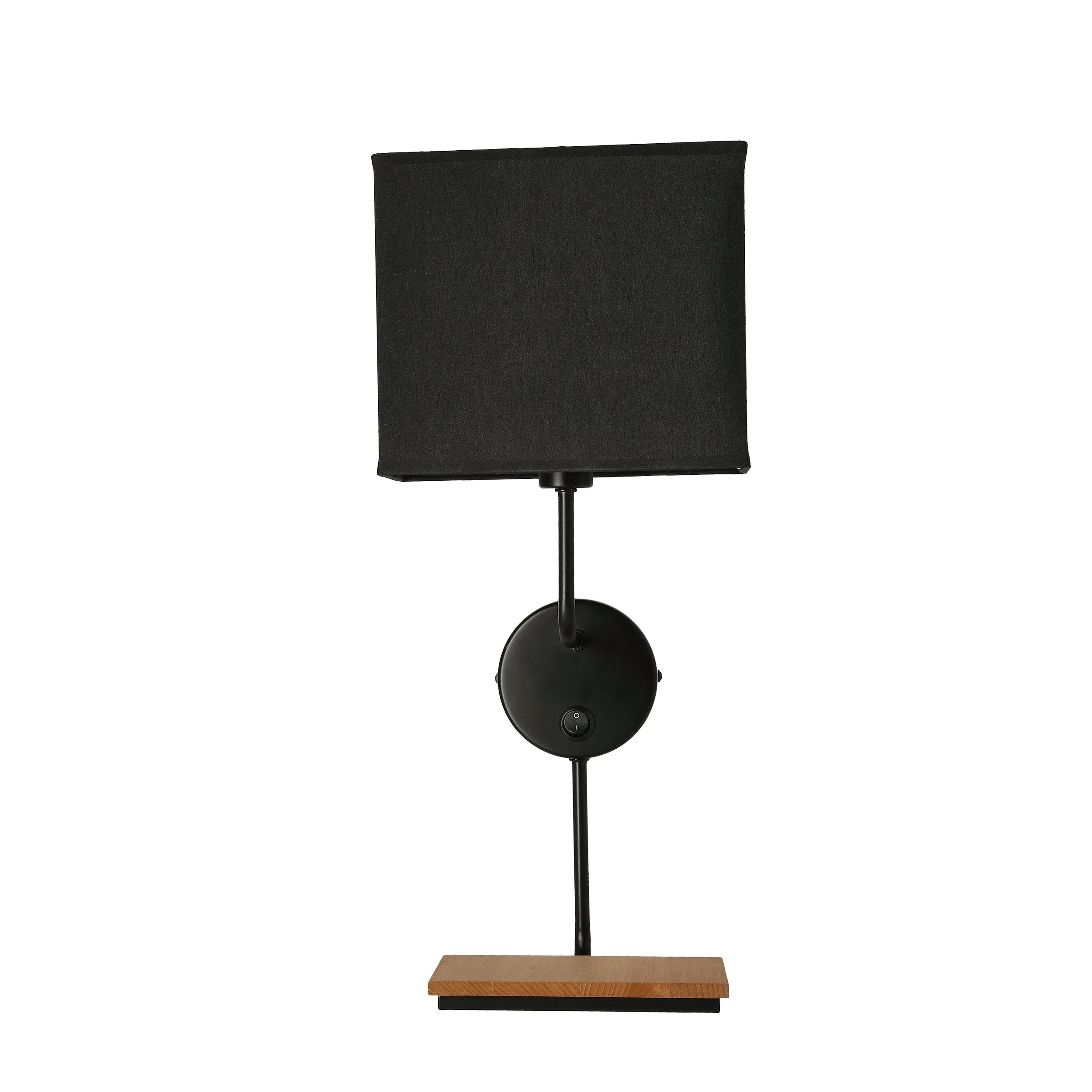 Keto lampa kinkiet czarny 1x40w e14 abażur czarny z włącznikiem - obrazek 10