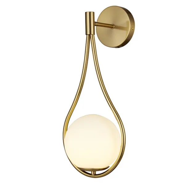 Lampa ścienna DROP 45 cm zlota