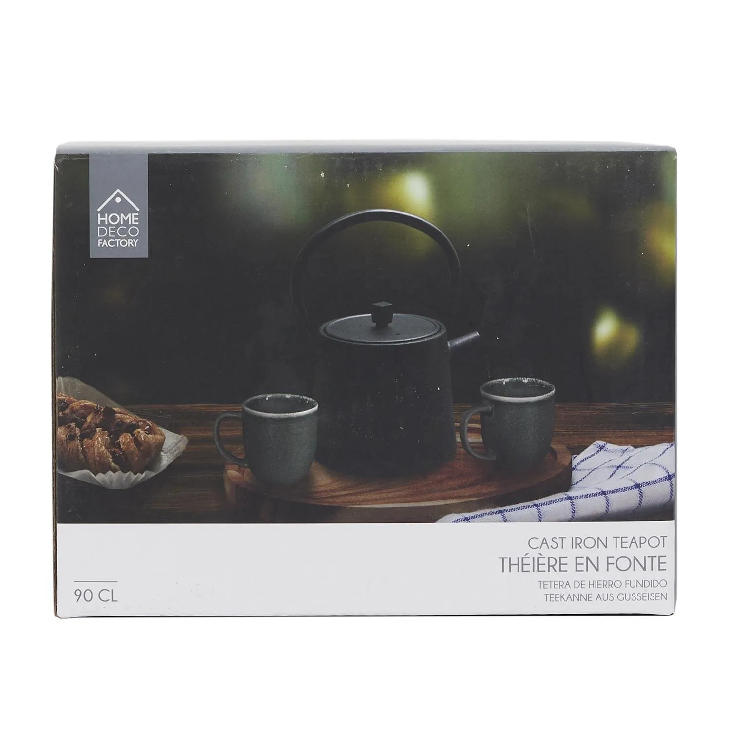 Imbryk żeliwny czarny 900ml - obrazek 4