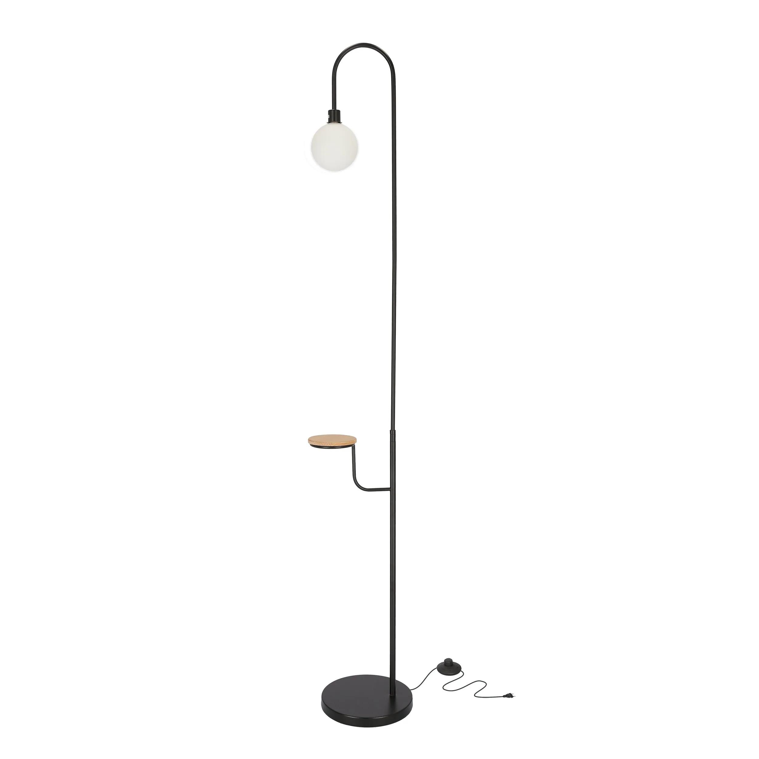 VANITY LAMPA PODŁOGOWA CZARNY 1X40W G9