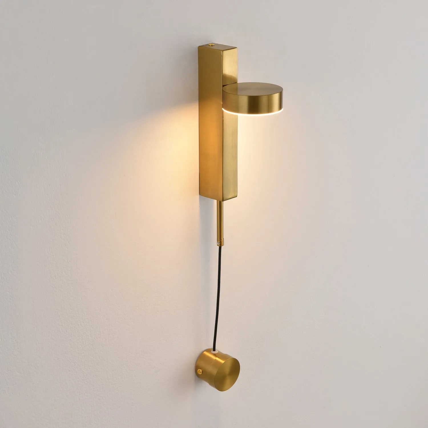 Lampa ścienna FIKO złota 120 cm - obrazek 4