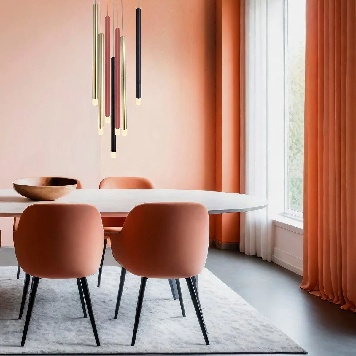 Lampa wisząca Lungo 7 kolor mix 7xG9 - obrazek 2