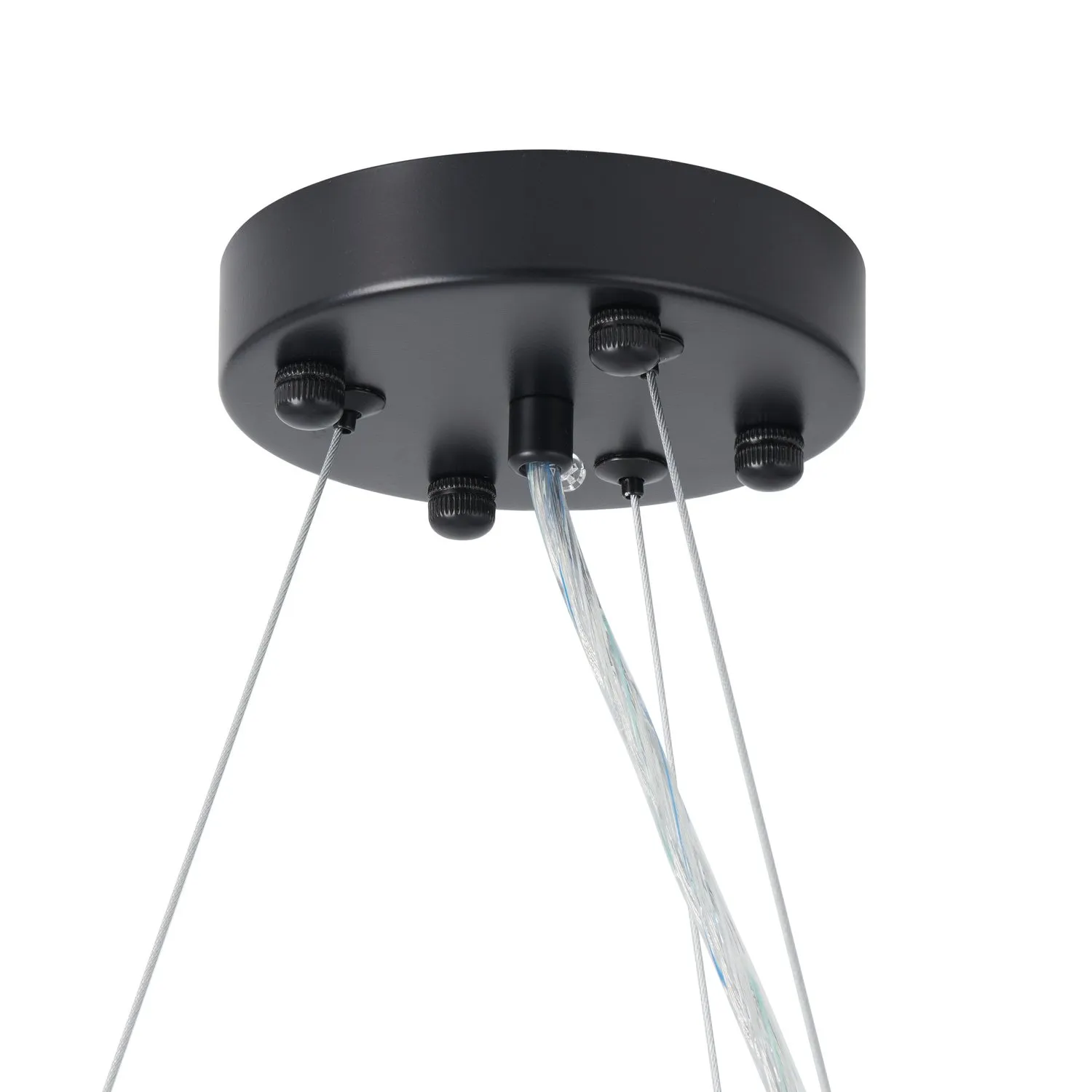 Lampa wisząca BOTANIKA 80 cm -czarna, G9, regulowana, designerska - obrazek 12