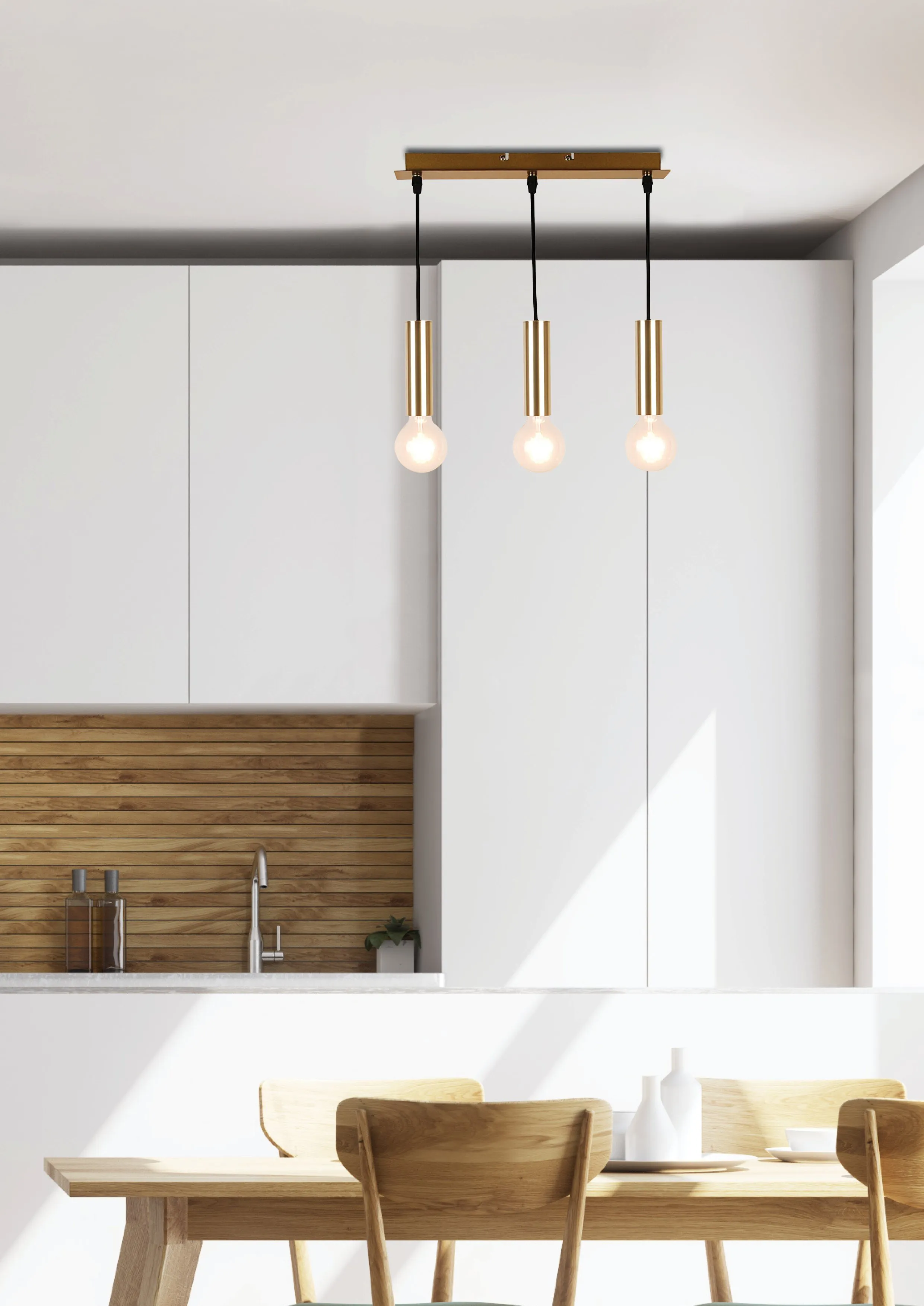 LAMPA WISZĄCA DALLAS 142 MM 3 ZŁOTY - obrazek 2