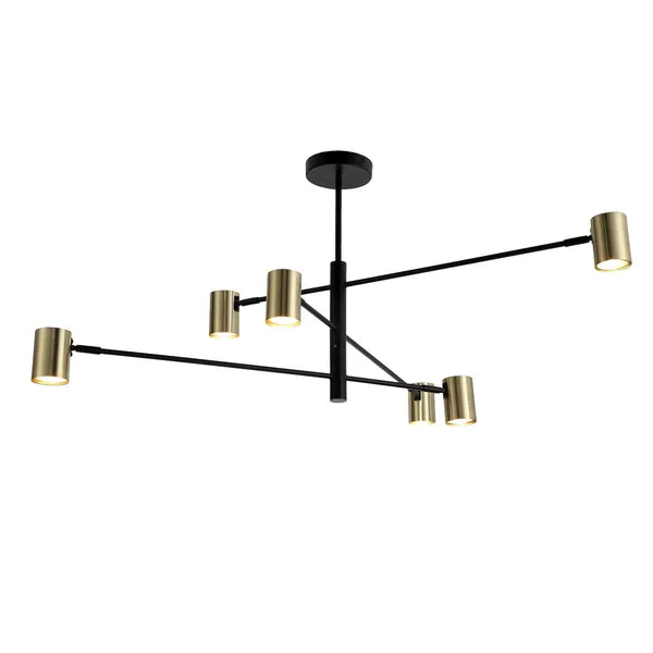 Lampa wisząca Snow 6 złota 6xGU10