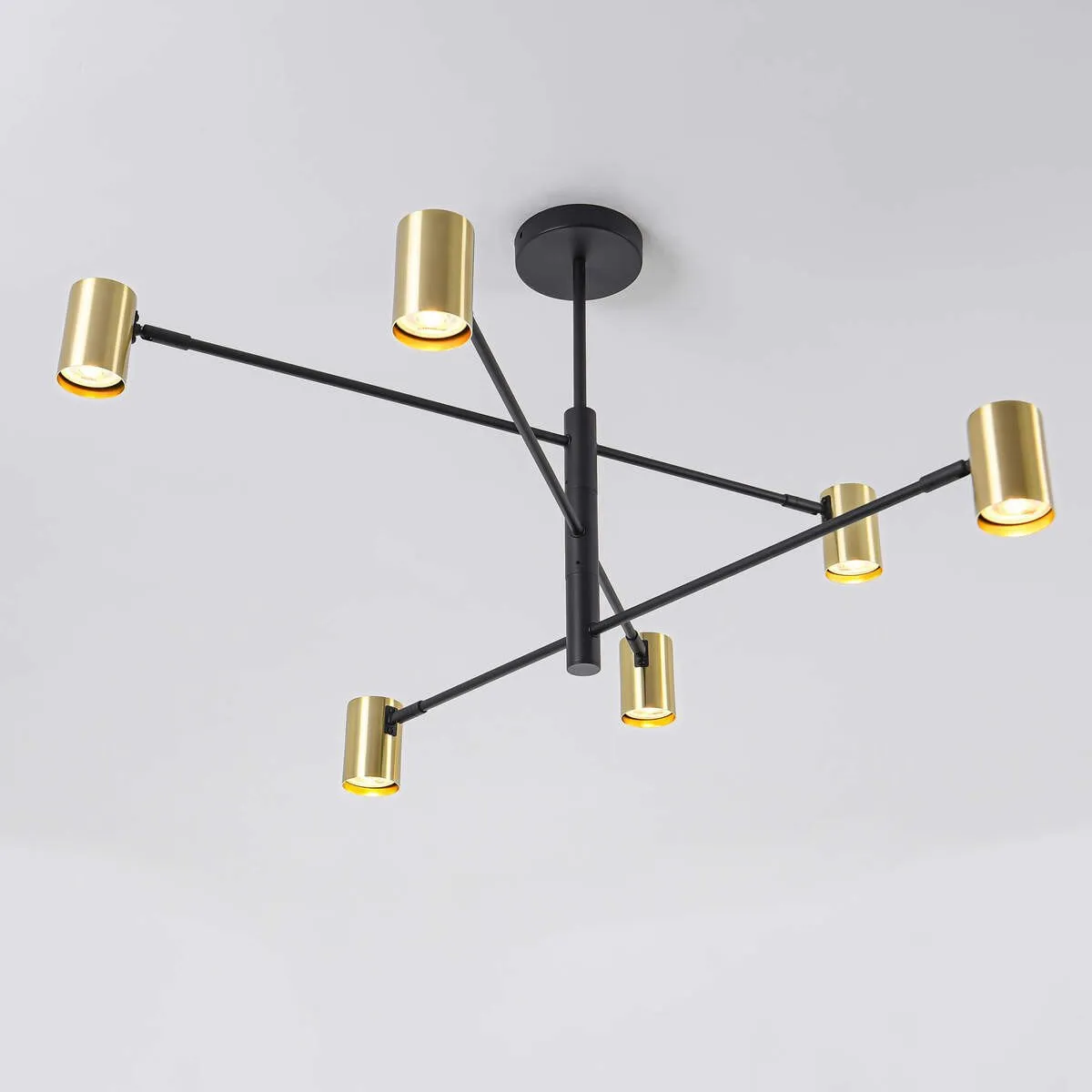 Lampa wisząca Snow 6 złota 6xGU10 - obrazek 6
