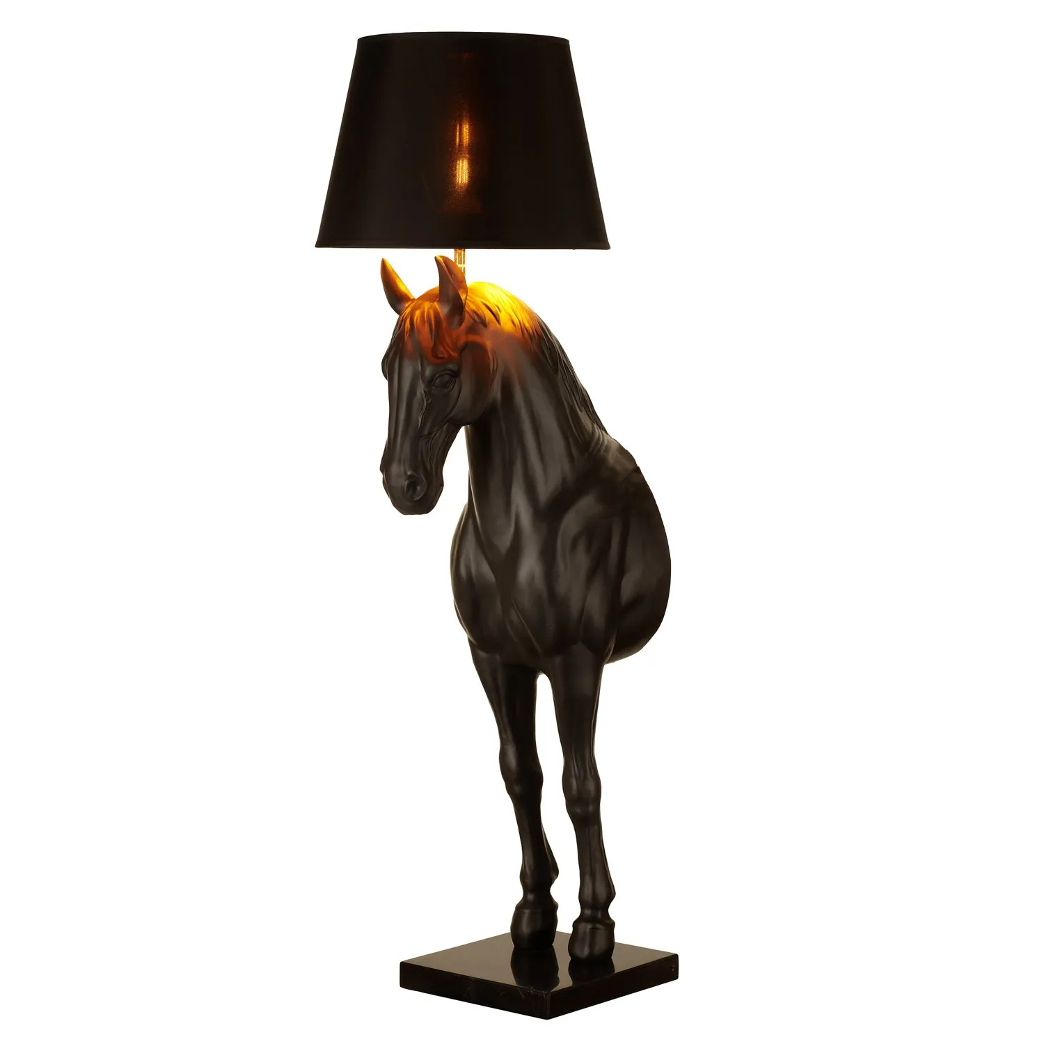 Lampa podłogowa KOŃ L / HORSE czarna 185 cm - obrazek 5