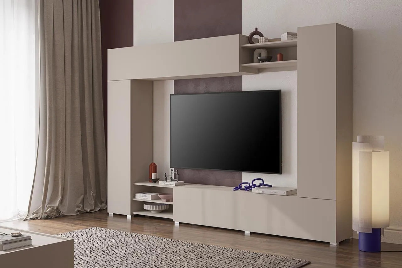 Nowoczesna meblościanka LERO 10 kaszmir 270 cm - obrazek 8