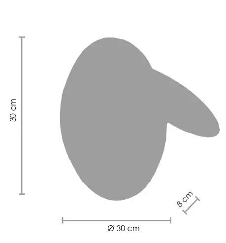 Lampa ścienna PILLS biała 30 cm - obrazek 12
