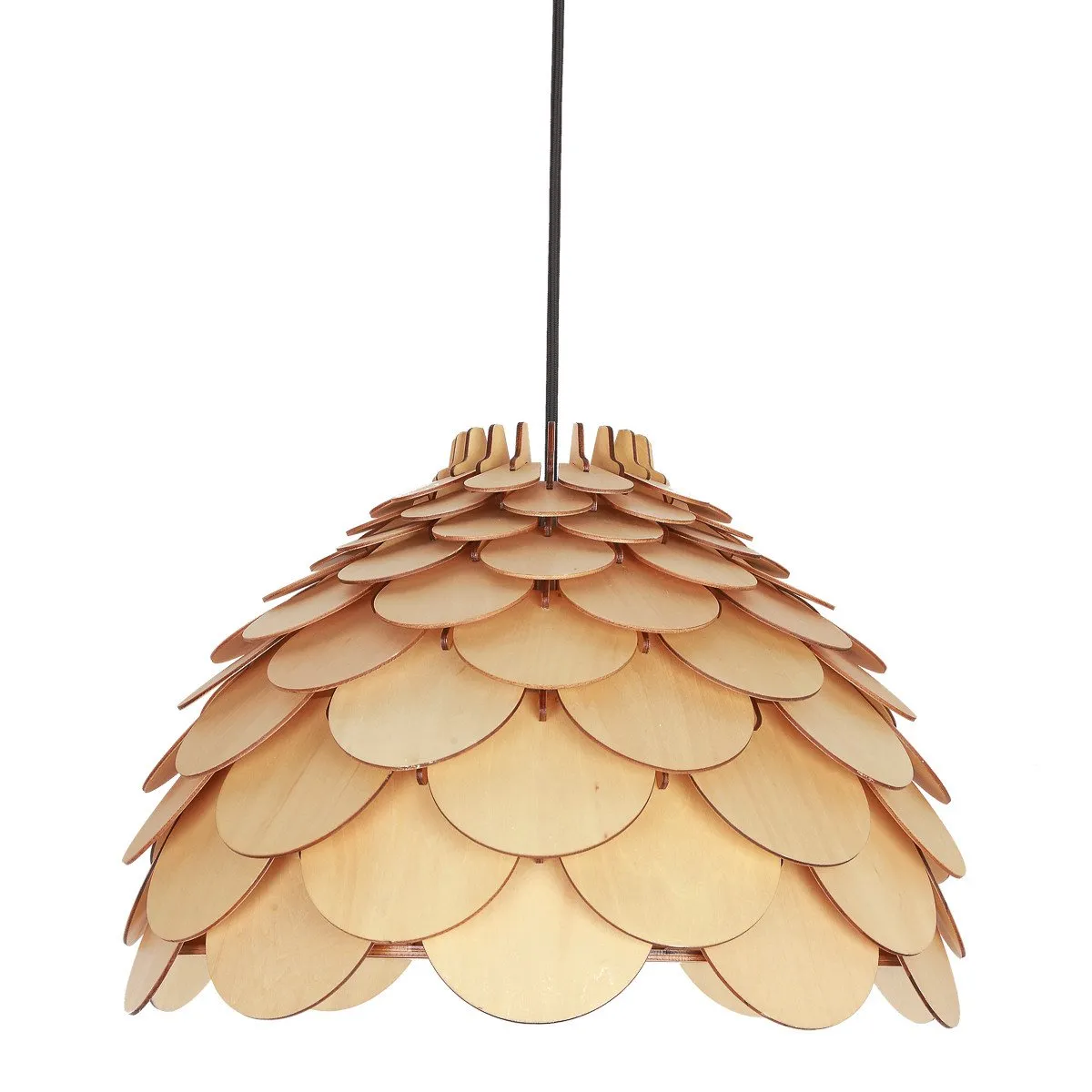Lampa wiszaca Burgo mała drewniana 1xE27 - obrazek 8