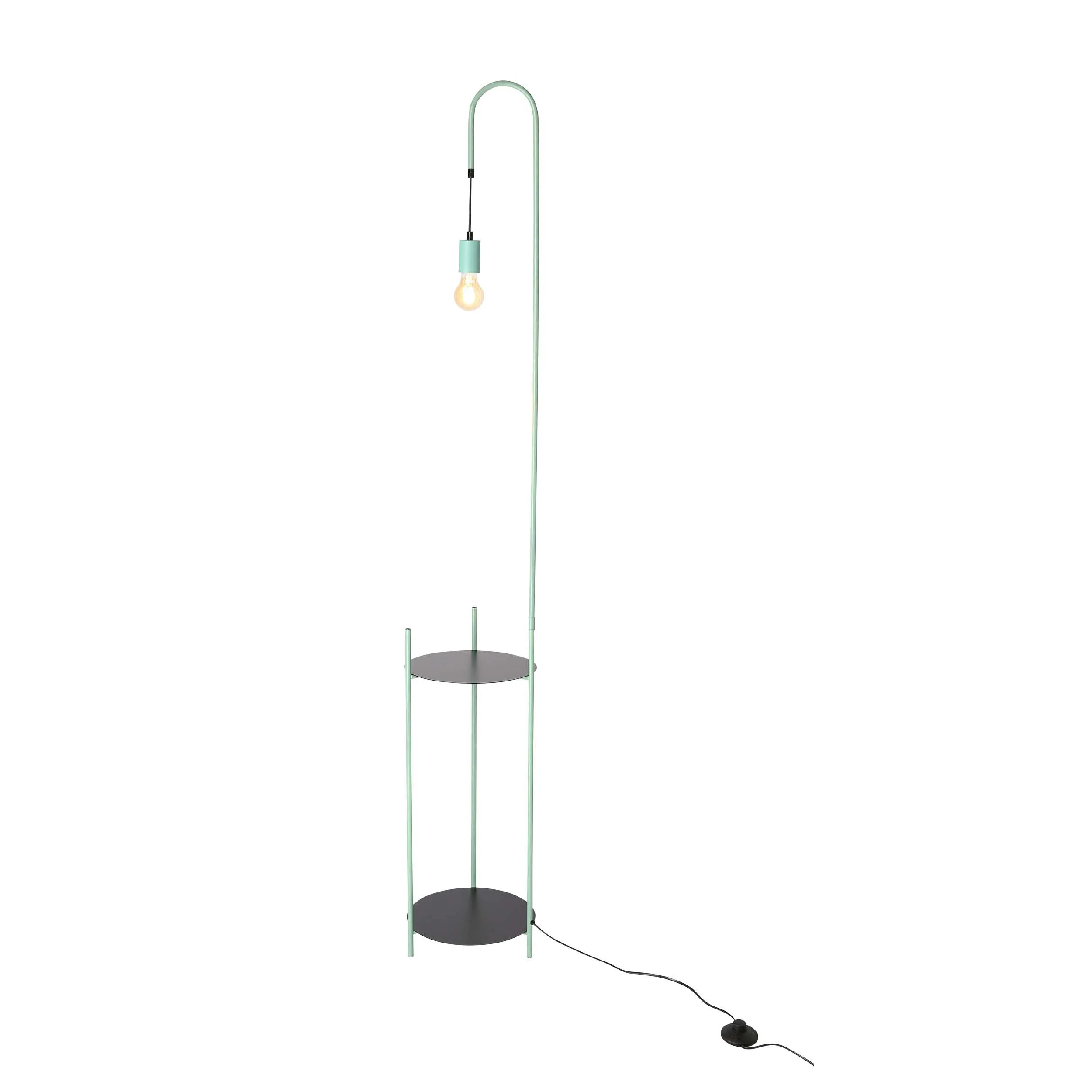 WALK LAMPA PODŁOGOWA CZARNY+ZIELONY 1X40W E27 - obrazek 4