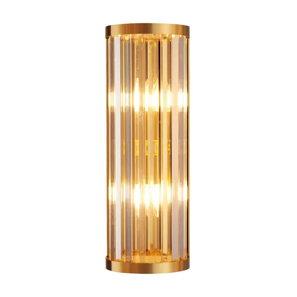 Lampa ścienna EXELLENT kryształowa złota 45 cm