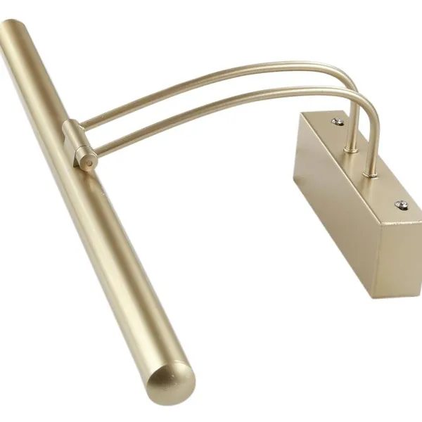 RENOIR LAMPA KINKIET 8W LED 4000K ZŁOTO SATYNA