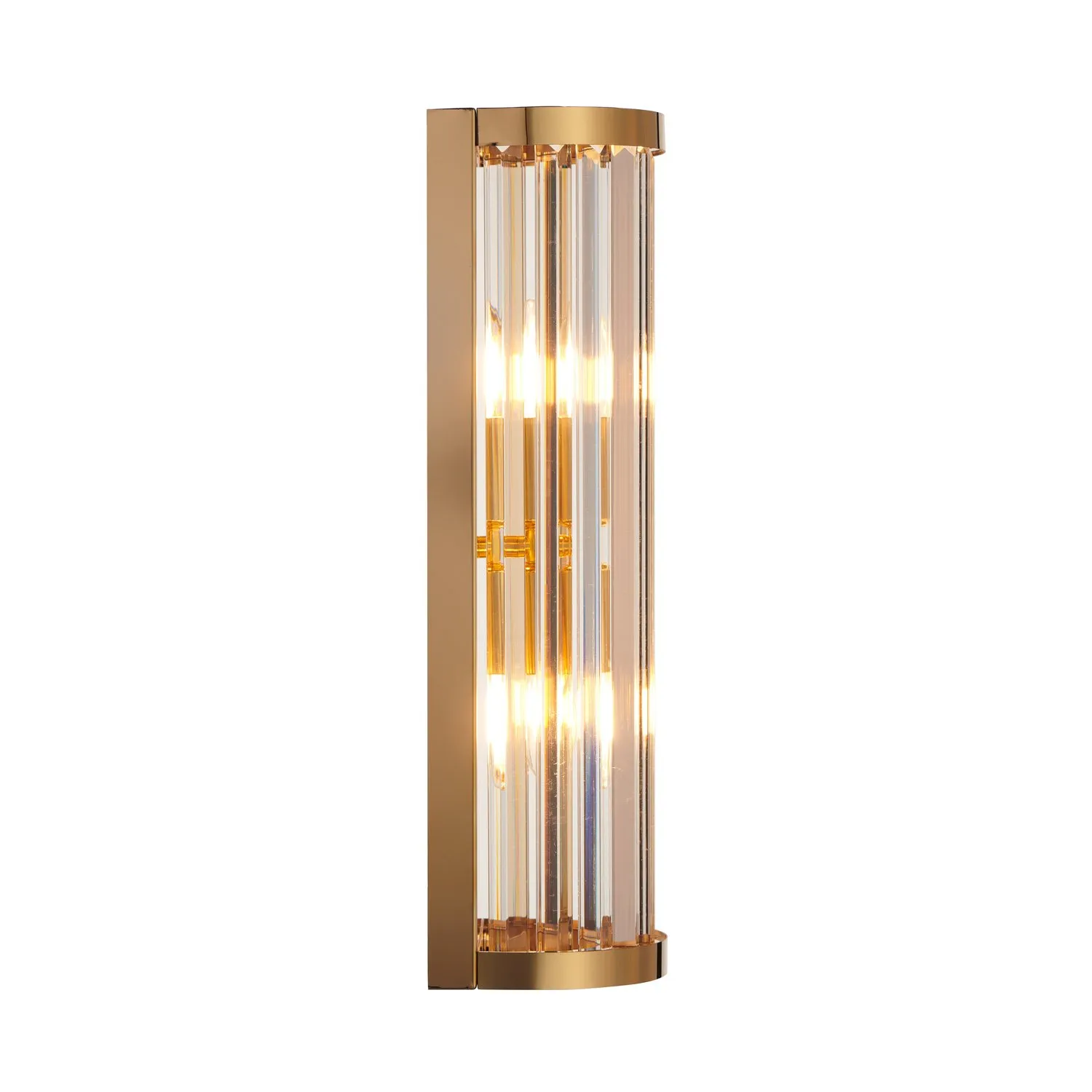 Lampa ścienna EXELLENT kryształowa złota 45 cm - obrazek 3