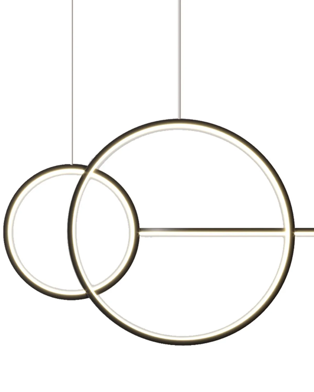 Lampa wisząca NEW AGE LED 120 cm - oprawa sufitowa czarna - obrazek 12