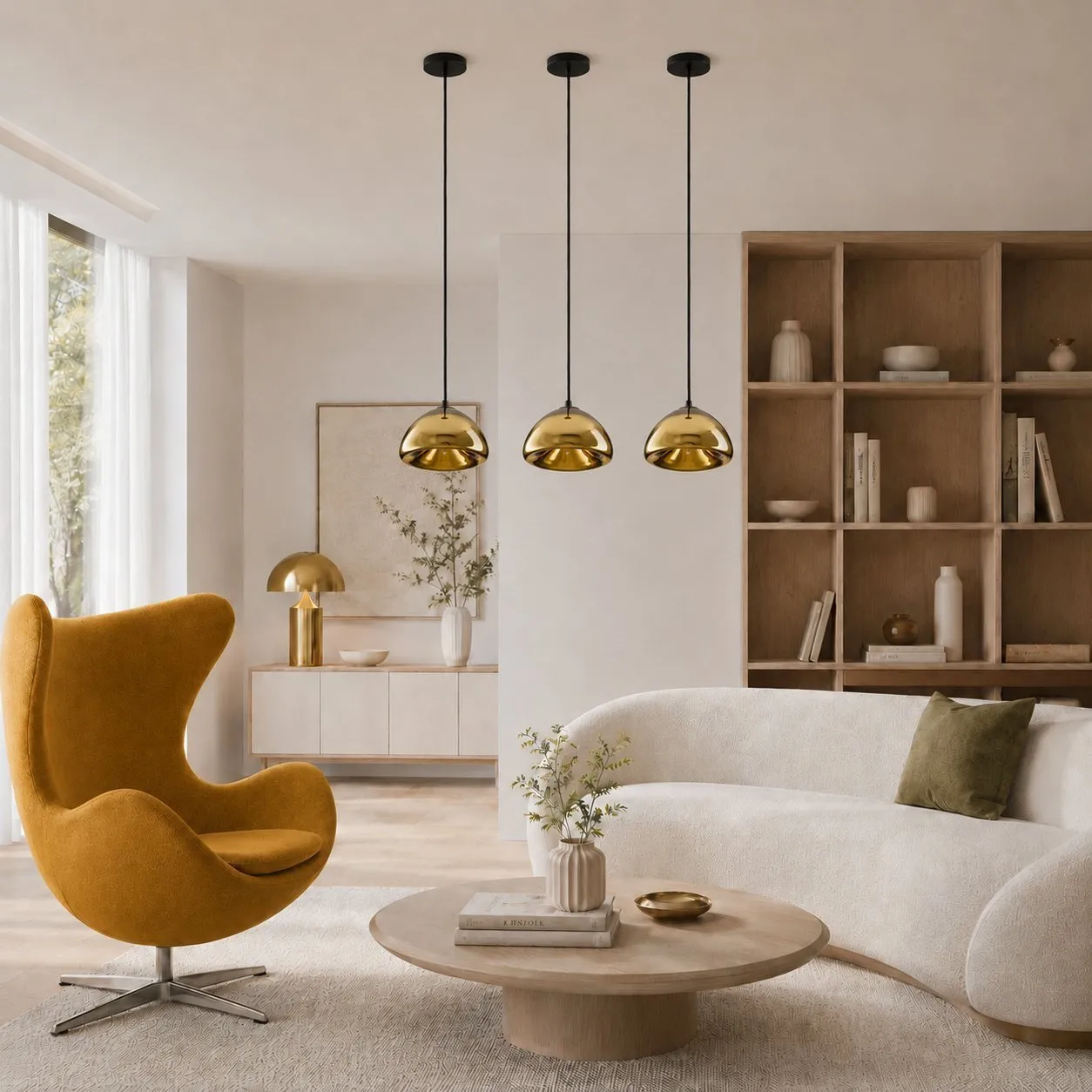 Lampa wisząca VICTORY GLOW S złota 17 cm - obrazek 2