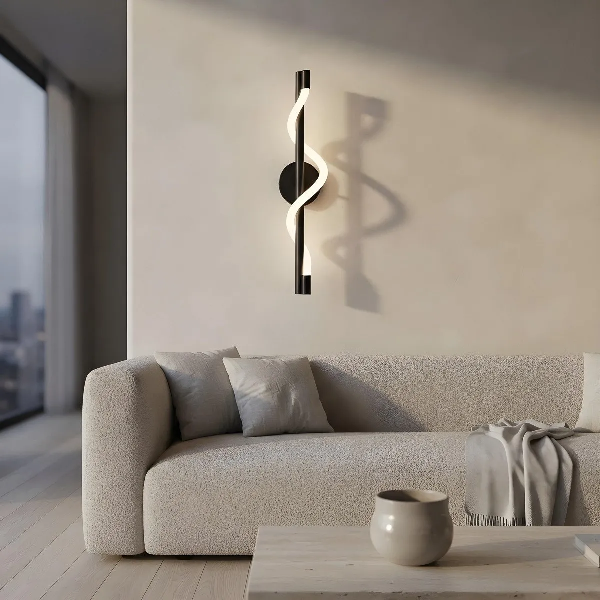 Kinkiet Meleca czarny LED CCT - obrazek 2
