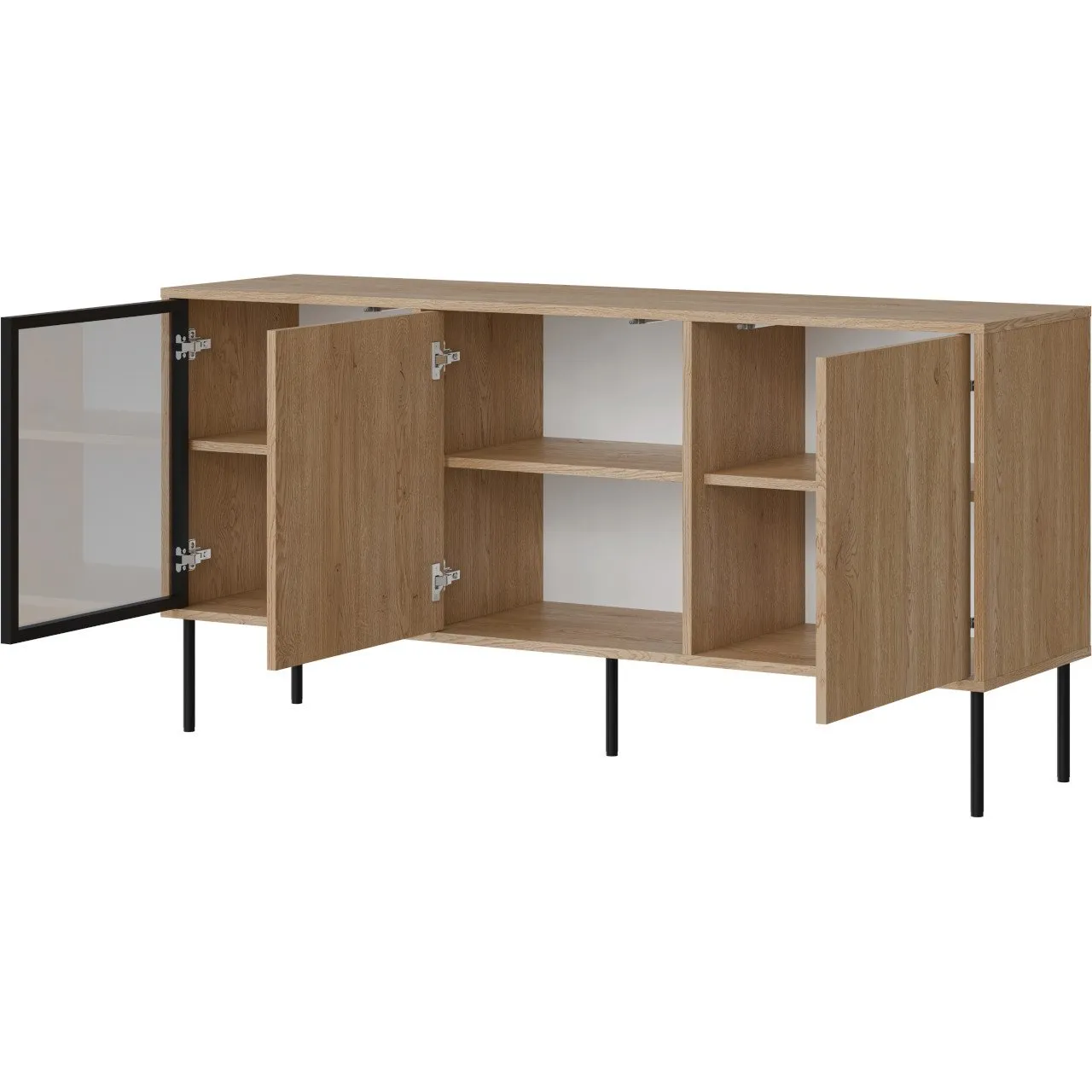 Komoda ANDREA 150 3D dąb cremona - obrazek 2