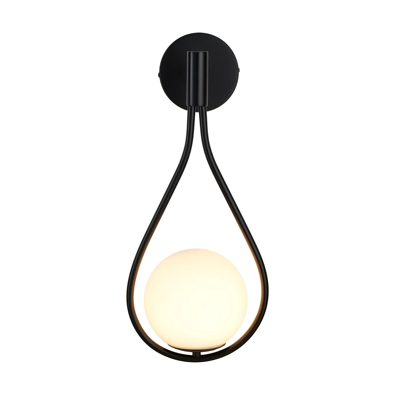 Lampa ścienna DROP 45 cm czarna - obrazek 7