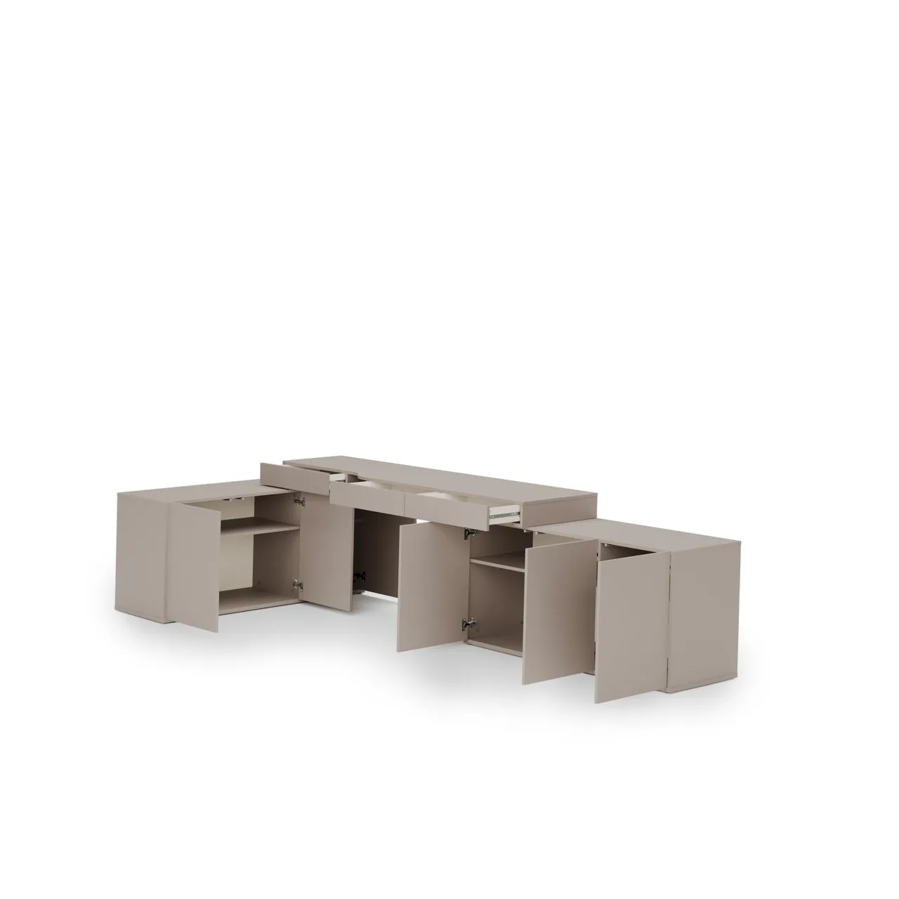 Meble młodzieżowe WOOW SET 07P szampański / clay grey - obrazek 4