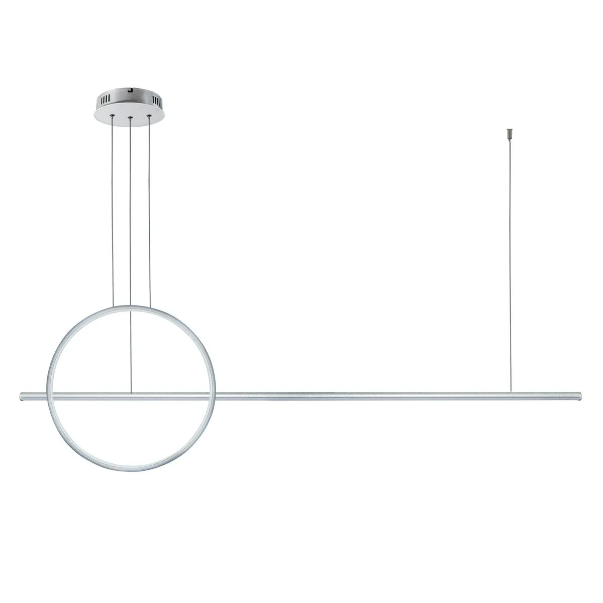 Lampa wisząca Linea No.2 40cm 4k srebrna ściemnialna - obrazek 6