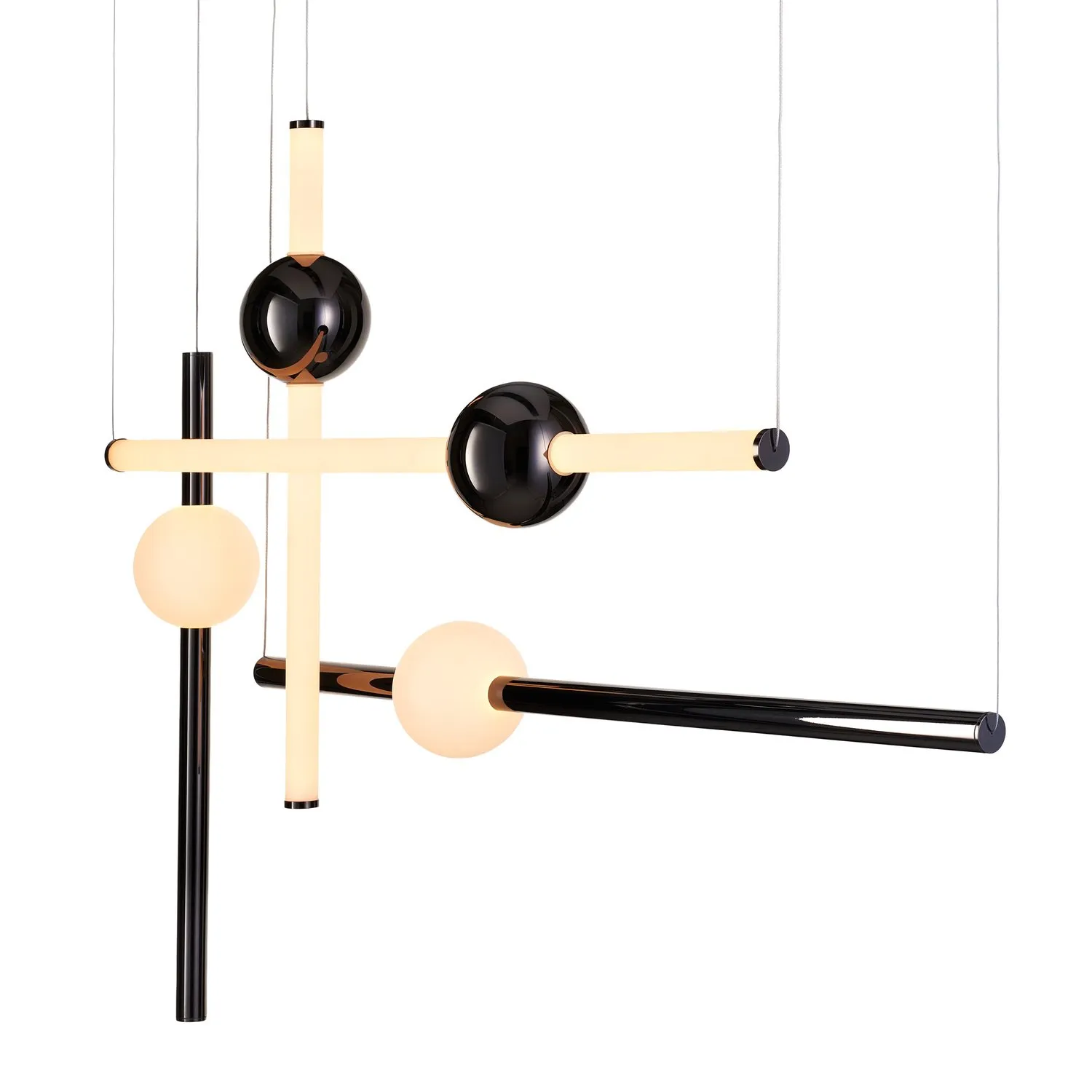 Lampa wisząca O-LINE L-4 LED czarna 110 cm - obrazek 6