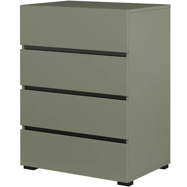 Komoda CROSI 27 zielony / czarny