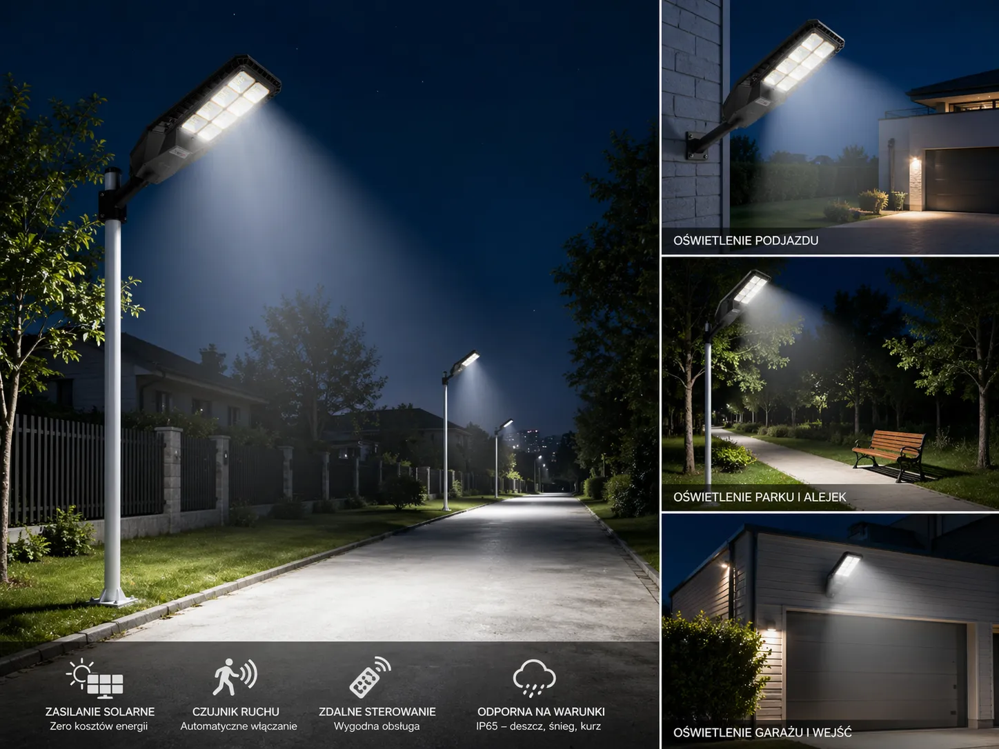 Lampa solarna uliczna YH010401 200W 6000K - obrazek 6