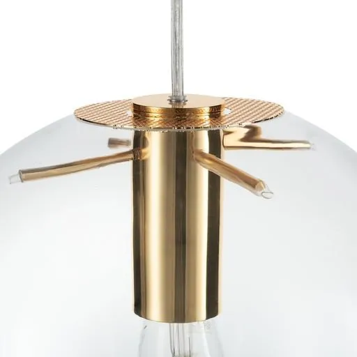 Lampa wisząca TONDA złota 30 cm - obrazek 5