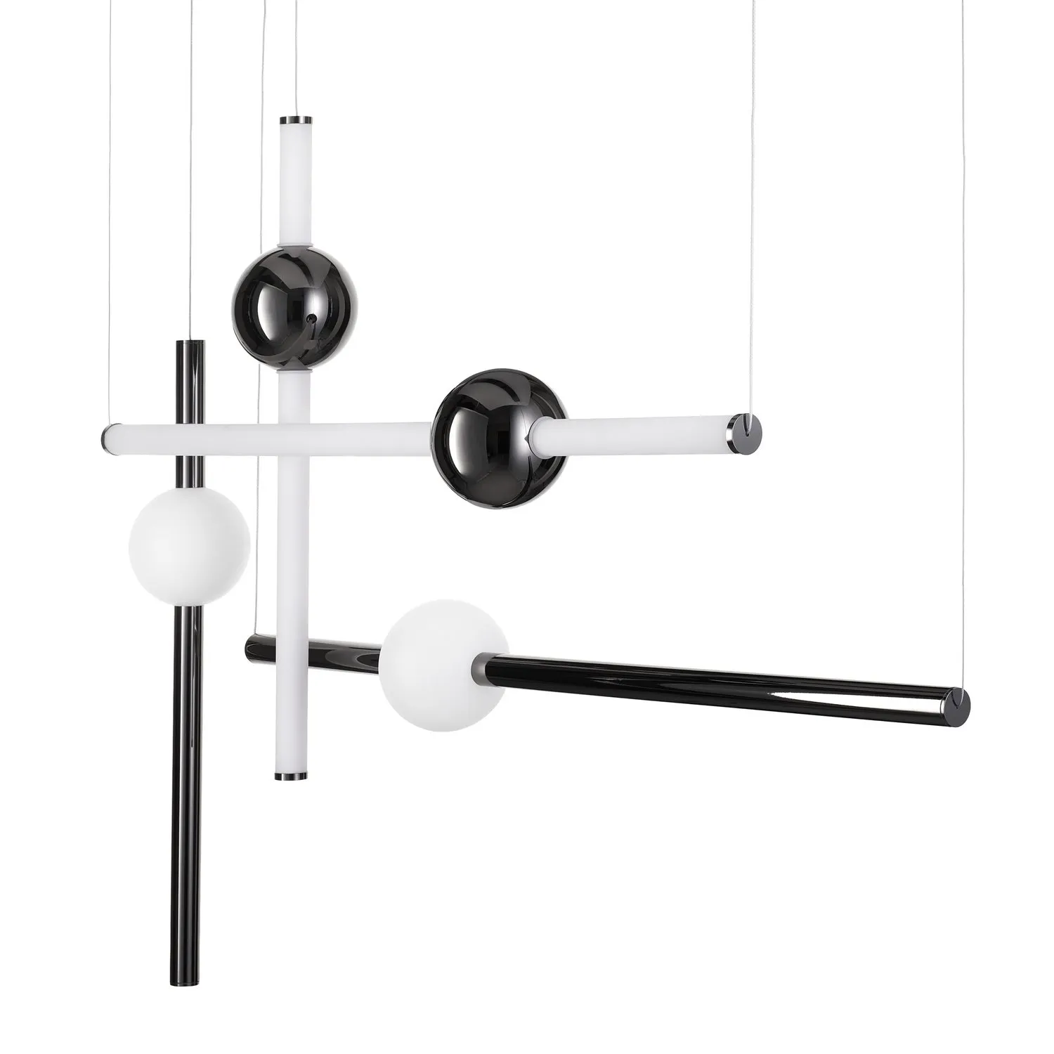 Lampa wisząca O-LINE L-4 LED czarna 110 cm - obrazek 5