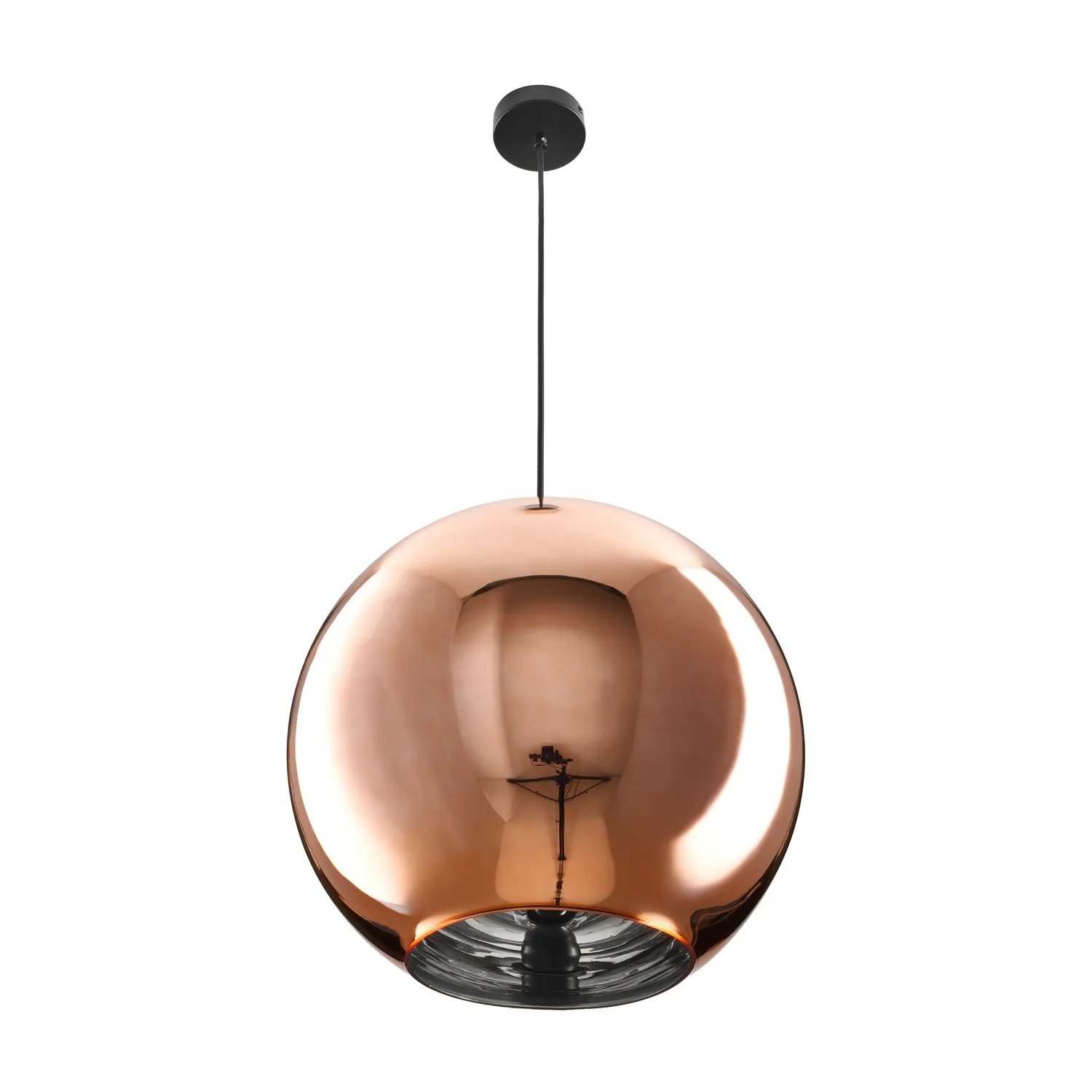 Lampa wisząca MIRROR GLOW - L miedziana 40 cm - obrazek 3