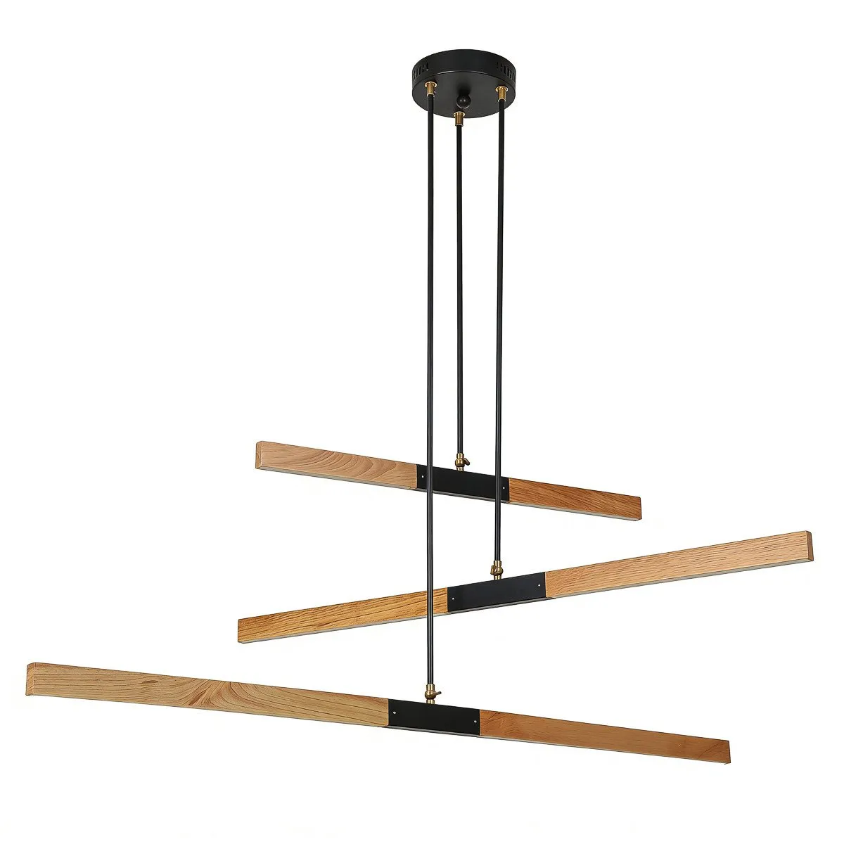 Lampa wisząca Lugano drewno LED 3000K - obrazek 5