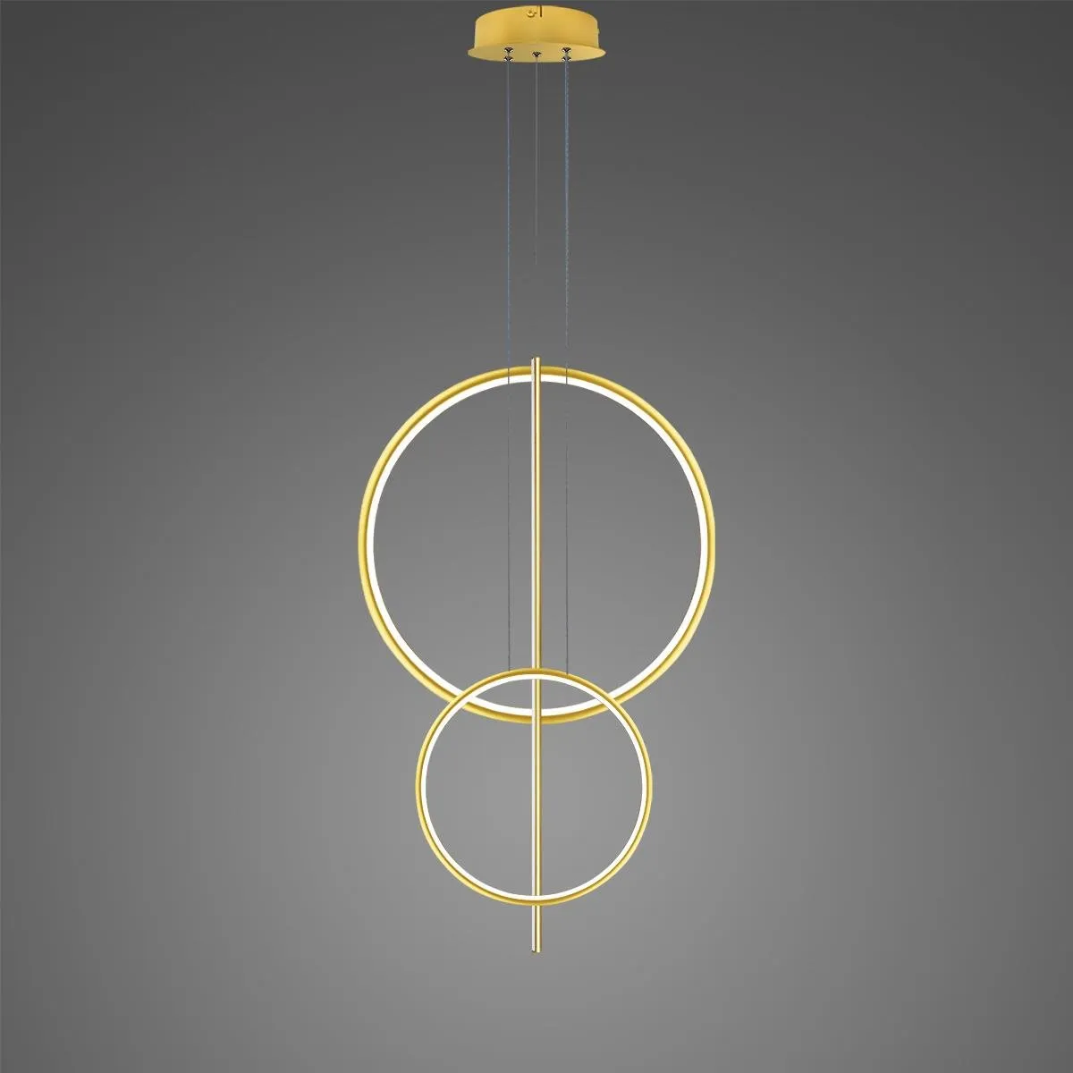 Lampa wisząca Linea No.5 60/40cm złota 3k - obrazek 3